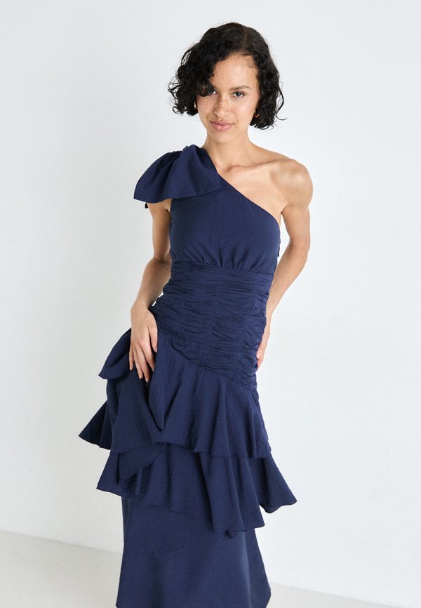 VILA VILINE ONE SHOULDER ANKLE DRESS