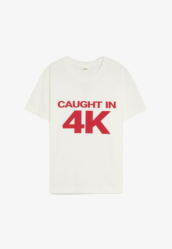 Bershka PRINT LORE - TSHIRT - Print T-shirt - white