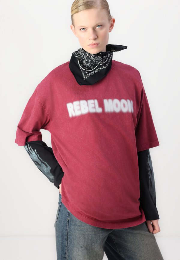 Noisy May NMMILLE REBEL O NECK PRINT