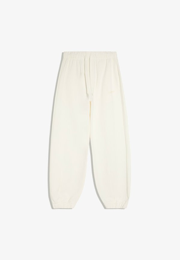Bershka JOGGER - TRACKSUIT BOTTOMS - Tracksuit bottoms - white