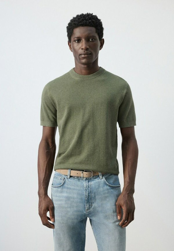 Mango ADULT - Basic T-shirt - green