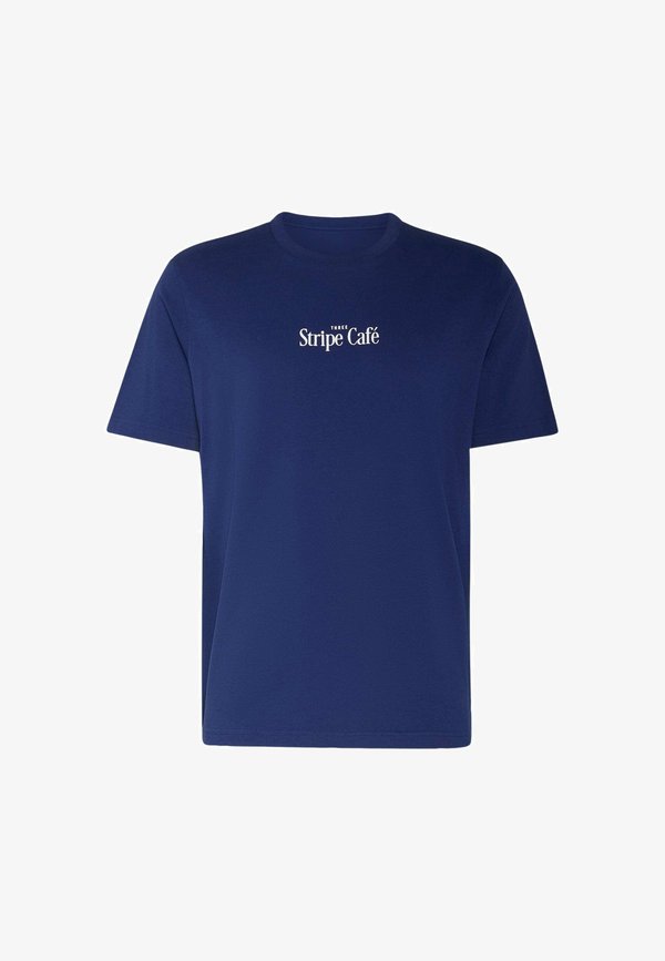 adidas Sportswear ADIDAS SPORTSWEAR COFFEE CAFE DONUT BAG GRAPHIC T-SHIRT - Print T-shirt - dark blue