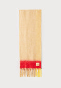 Calvin Klein BRUSHED GRAPHIC PATT - Scarf - flame scarlet