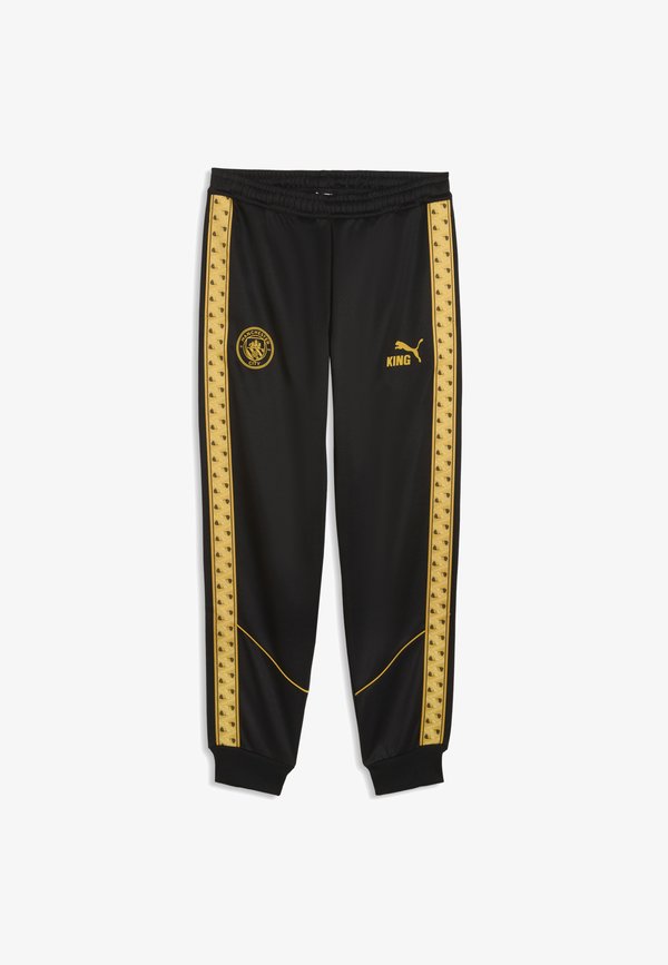 Puma MANCHESTER CITY KING ANTHEM HOSE - Club wear - black-archive gold
