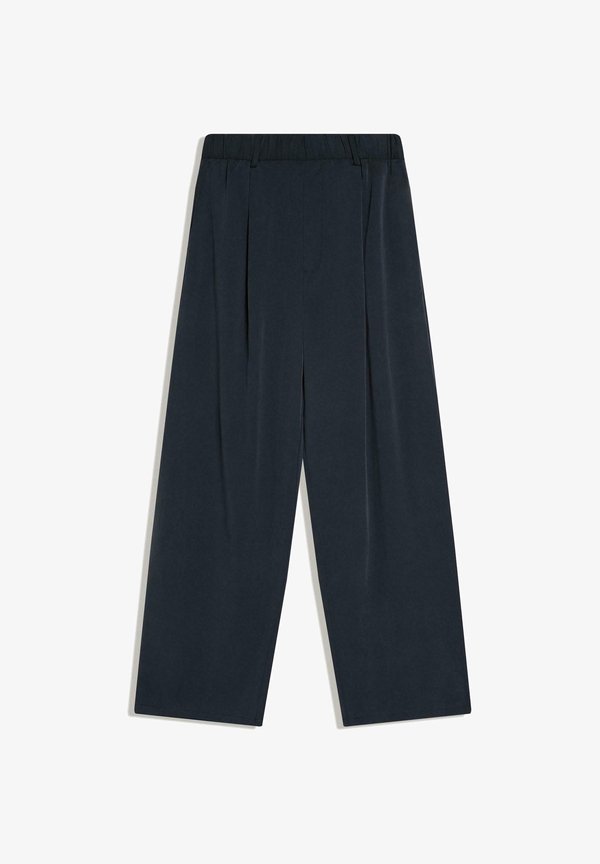 Bershka SUPER DARTED - Trousers - royal blue