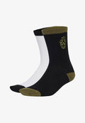 adidas Originals ADIDAS ORIGINALS SKATE CREW SOCK 2 PAIRS UNISEX - Socks - white   black