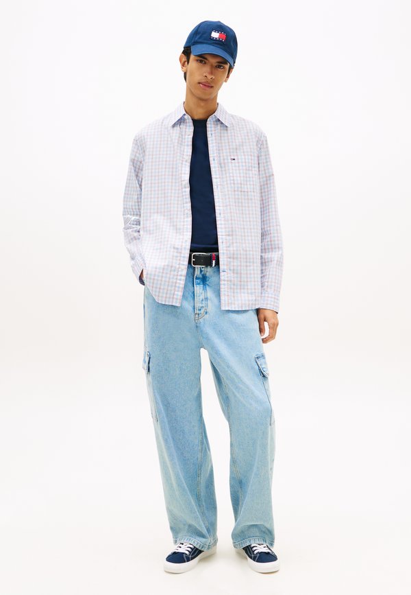 Tommy Jeans REGULAR FIT CHECK POPLIN SHIRT