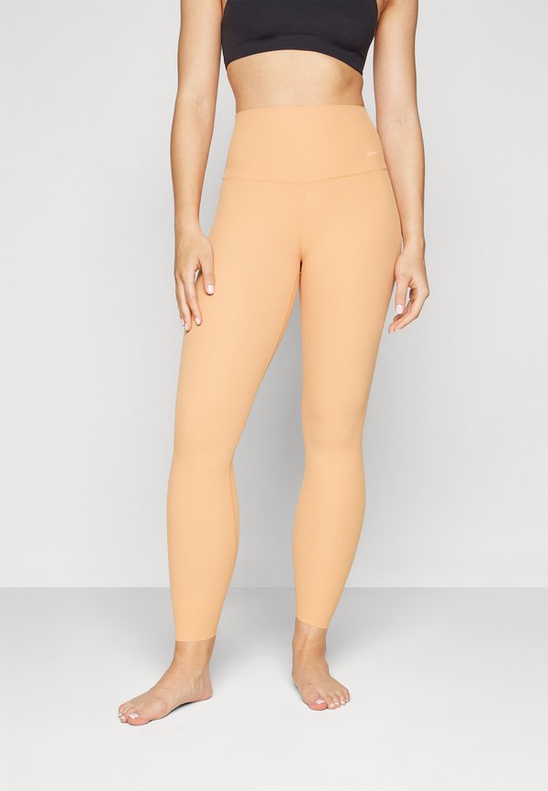Nike Performance ZENVY - Leggings - copper moon/white