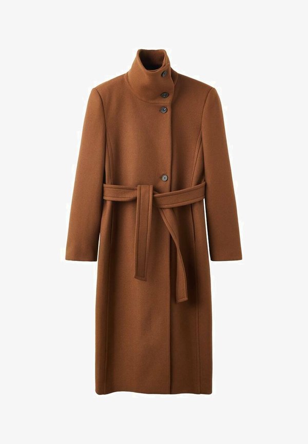 Mango Classic coat - brown