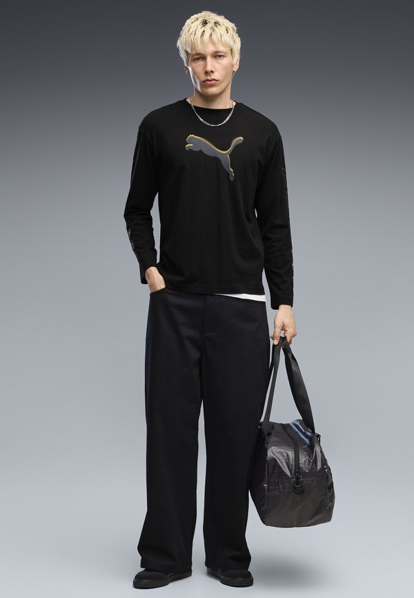 Puma PUMA SPORT RELAXED STREET LANGARMSHIRT - Long sleeved top - black