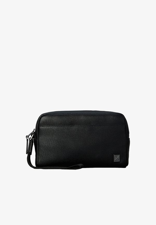 Calvin Klein CALVIN KLEIN EMBLEM LOGO POUCH - Wash bag - black