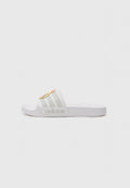 adidas Performance ADILETTE REAL MADRID UNISEX - Mules - white/solid grey