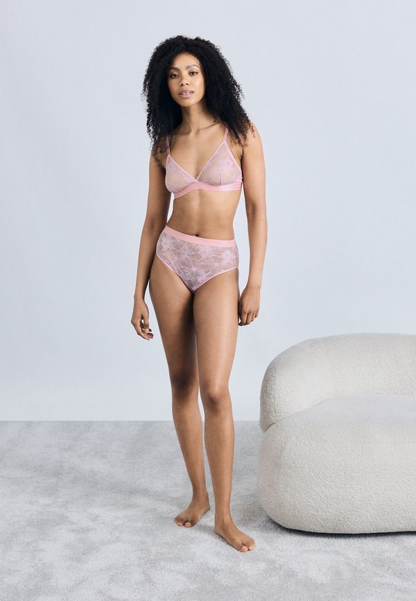 Tommy Hilfiger REPEAT LOGO FLORAL LACE TRIANGLE BRA