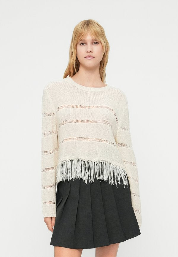 ONLY ONLLEA FRINGE O NECK