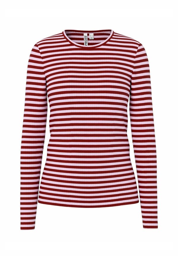 Pieces PCLAYA STRIPED LONG SLEEVED TOP