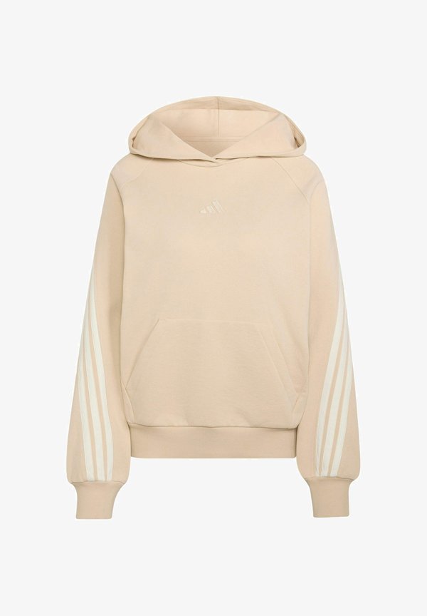 adidas Sportswear ADIDAS SPORTSWEAR ADIDAS KIT 3-STRIPES HOODIE - Hoodie - crystal linen off white