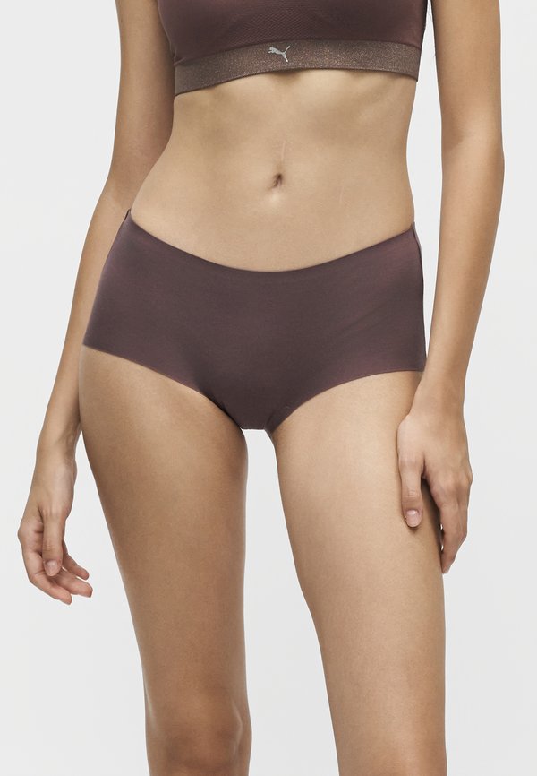 Puma WOMEN INVISIBLE 2 PACK - Boyshorts - rich cocoa