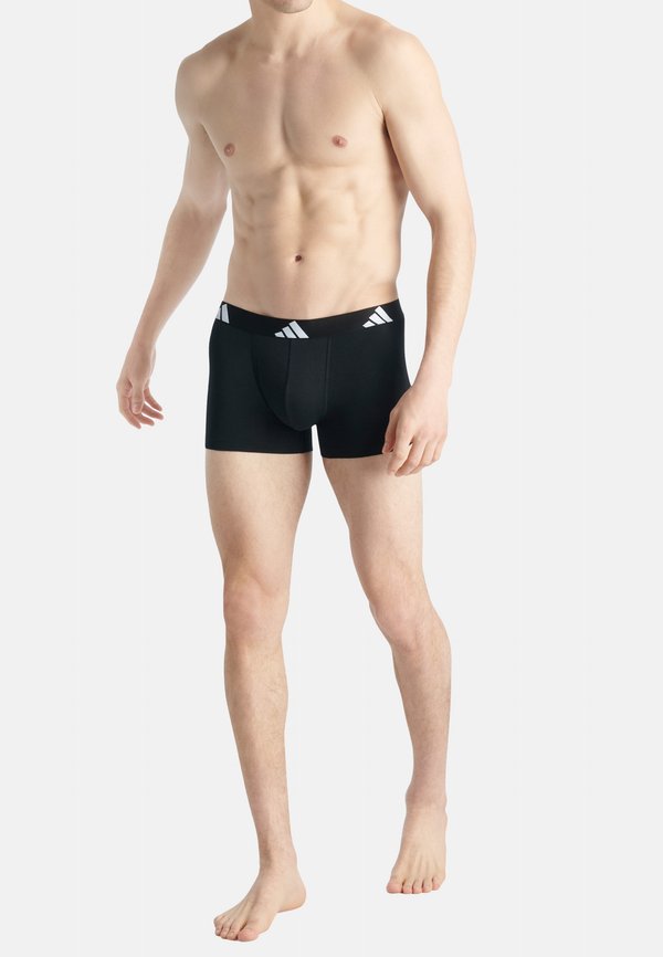 adidas Sportswear RETRO 10ER PACK ACTIVE FLEX - Trunks - schwarz weiß grau