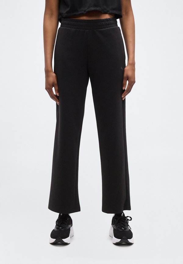 Puma ELEVATED STRAIGHT LEG - Tracksuit bottoms - black