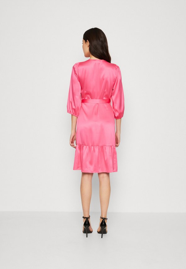 VILA VIKARI V NECK WRAP SHORT DRESS