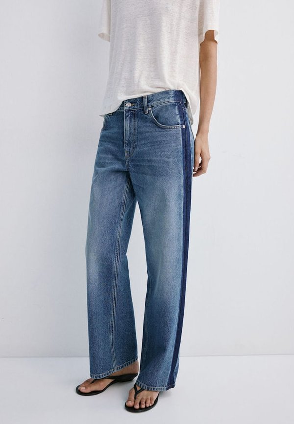 Mango ADULT - Straight leg jeans - dark blue