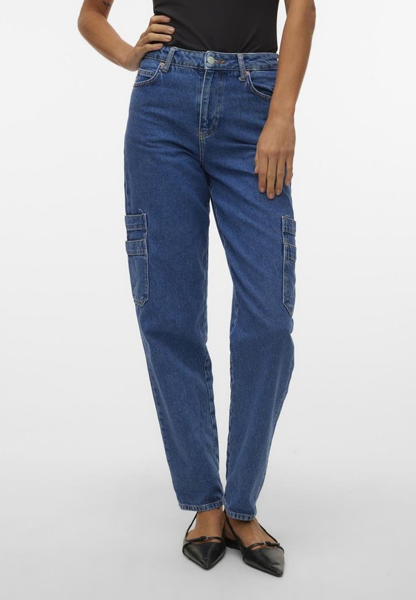 Vero Moda VMAVIVA HR MOM CARGO JEANS
