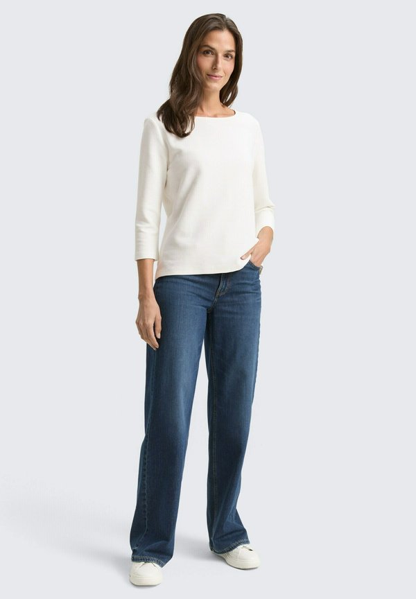 TOM TAILOR TOM TAILOR T-SHIRT LANGARMSHIRT MIT OTTOMAN-STRUKTUR