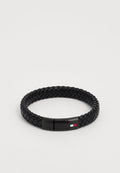 Tommy Hilfiger ROUNDED BRAIDED - Bracelet - black