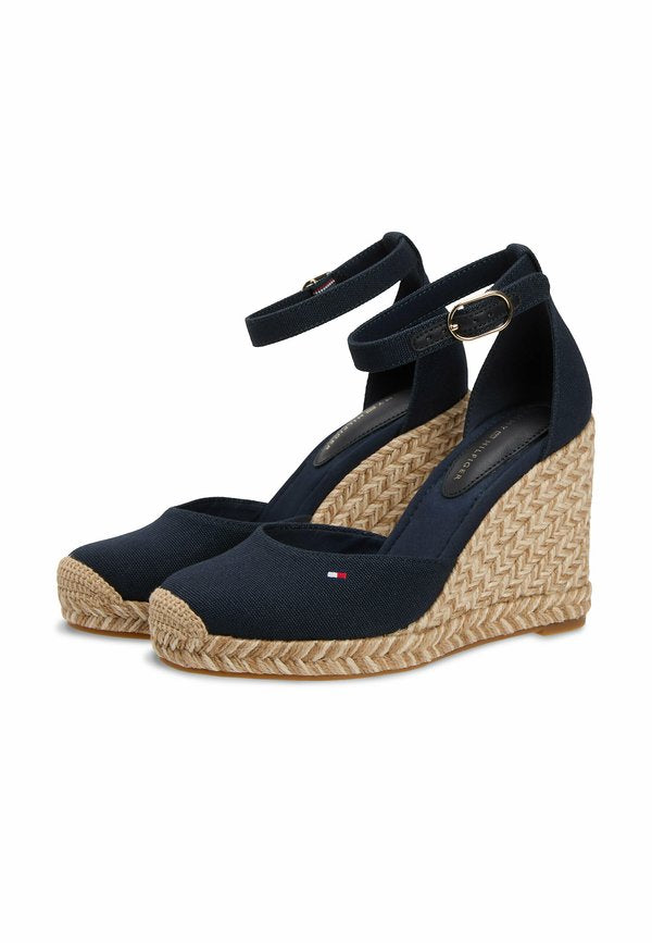 Tommy Hilfiger FLAG HIGH WEDGE ESPAD CLOSED TOE