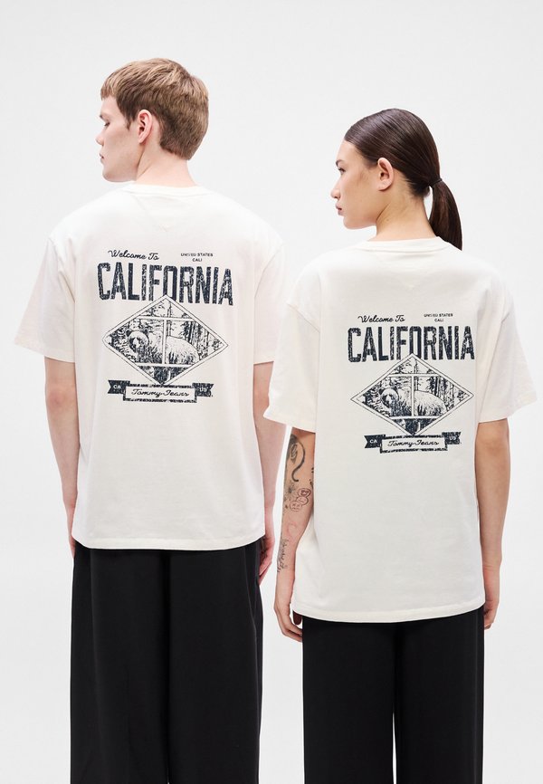 Tommy Jeans BACK SLOGAN TEXTURED RELAXED T-SHIRT