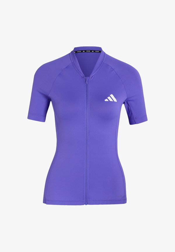adidas Performance Cycling Jersey - solar purple/white