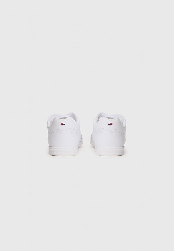 Tommy Hilfiger DEBOSSED LOGO CUPSOLE TRAINERS WITH LEATHER