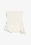 Bershka ASYMMETRIC BANDEAU - Top - white