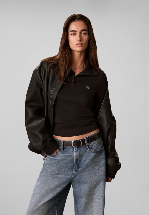 Calvin Klein Jeans Polo shirt - black