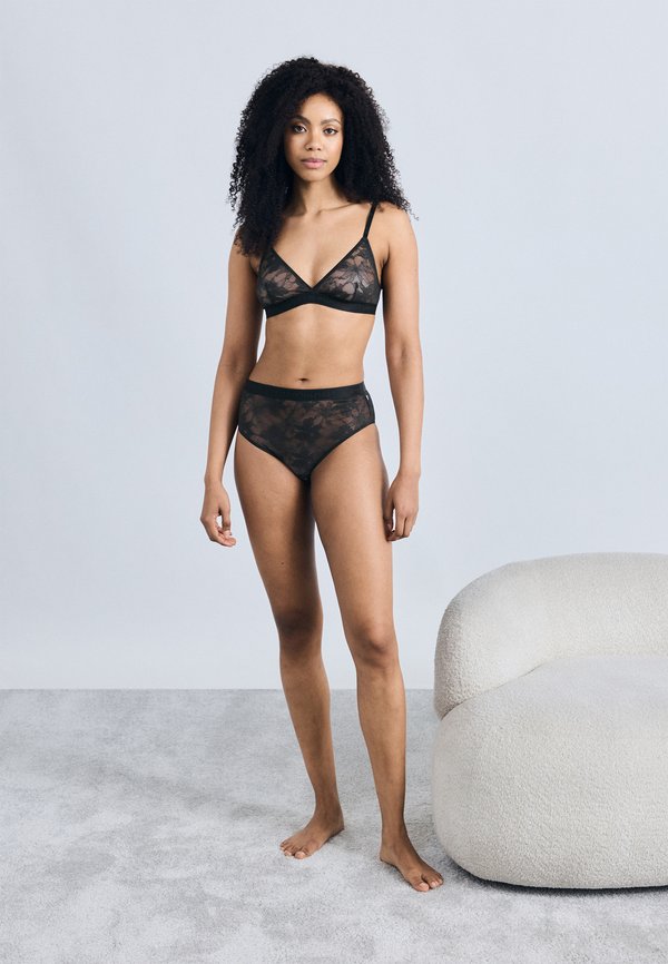 Tommy Hilfiger REPEAT LOGO FLORAL LACE TRIANGLE BRA