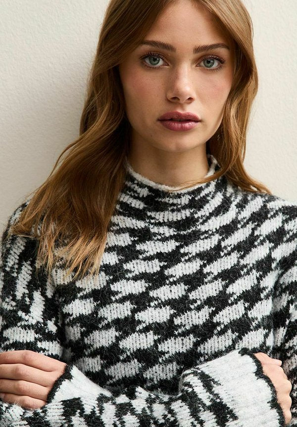 New Look HOUNDSTOOTH HIGH NECK