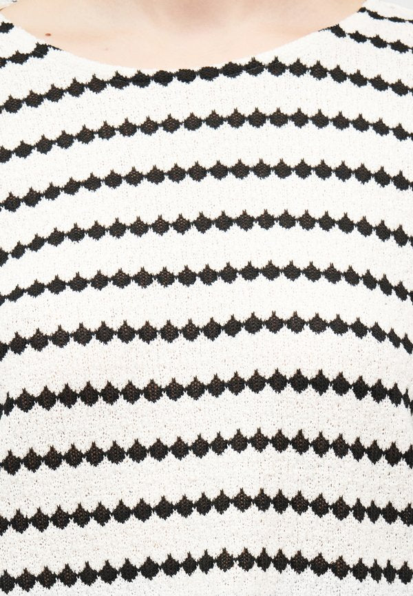 ONLY ONLEVA O NECK STRIPE