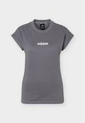 adidas Sportswear ESSENTIALS LINEAR - Basic T-shirt - grey strata/white