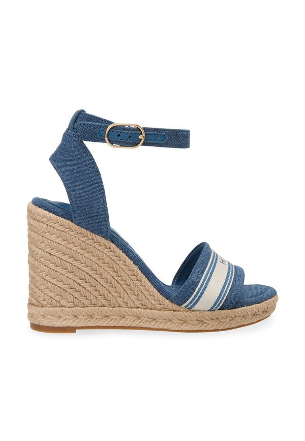 Tommy Hilfiger CANVAS DENIM WEDGE ESPADRILLES