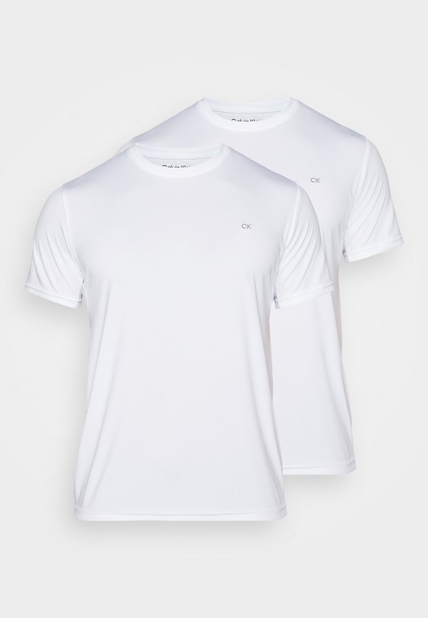 Calvin Klein Golf TEE CLASSIC 2 PACK - Sports T-shirt - white