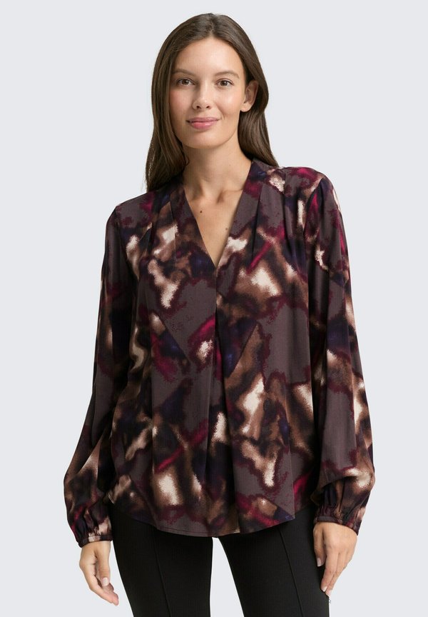 TOM TAILOR PRINTED V NECK