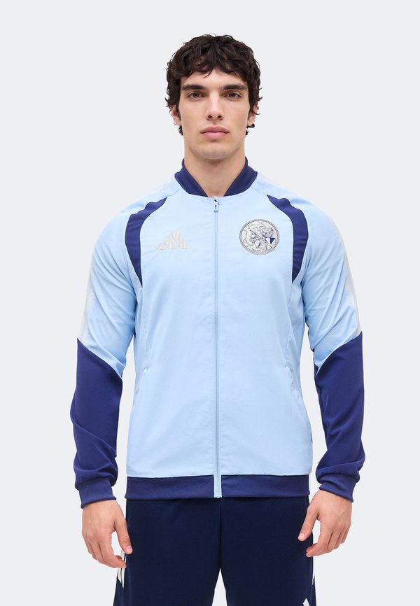 adidas Performance AJAX AMSTERDAM 26/27 TIRO26 COMPETITION PRESENTATION JACKET - Club wear - glow blue/night sky