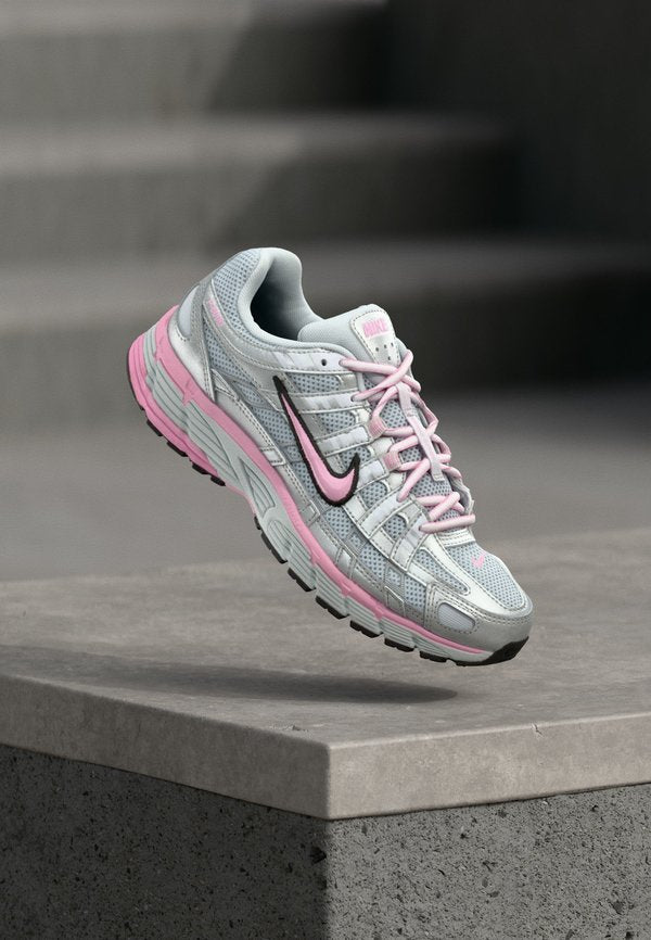 Nike Sportswear P 6000 - Trainers - pure platinum-coloured/pink rise/metallic silver-coloured/black