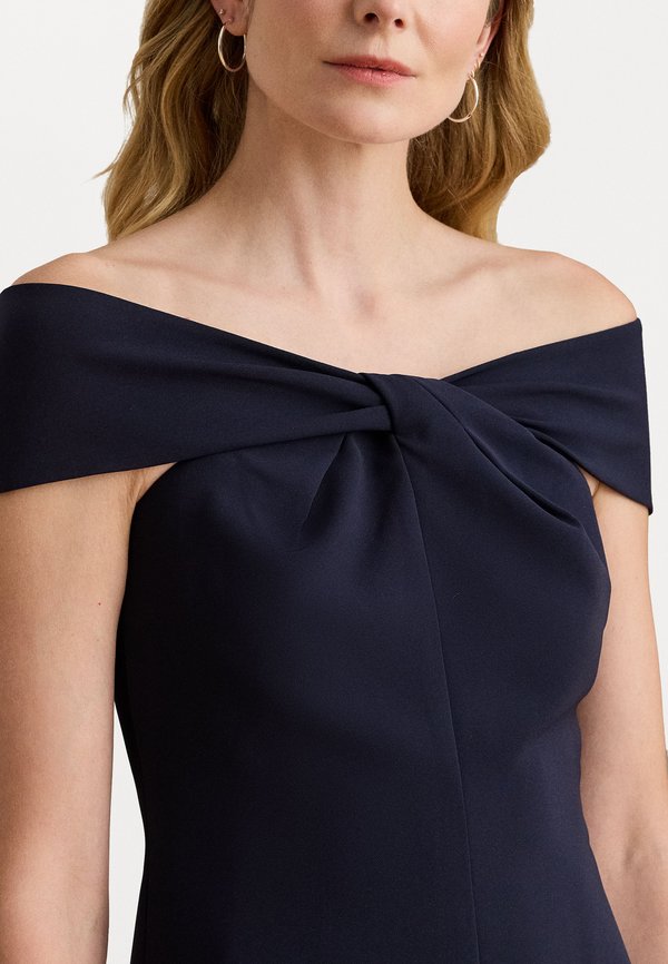Lauren Ralph Lauren TWIST-FRONT CREPE COCKTAIL DRESS