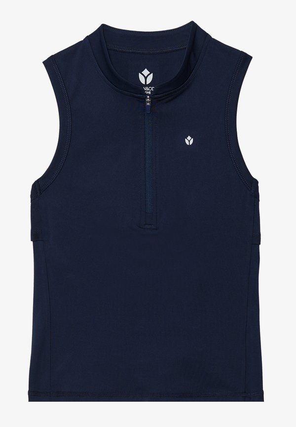Even&Odd active by Zalando TENNIS 1/4 ZIP SLEEVELESS TOP
