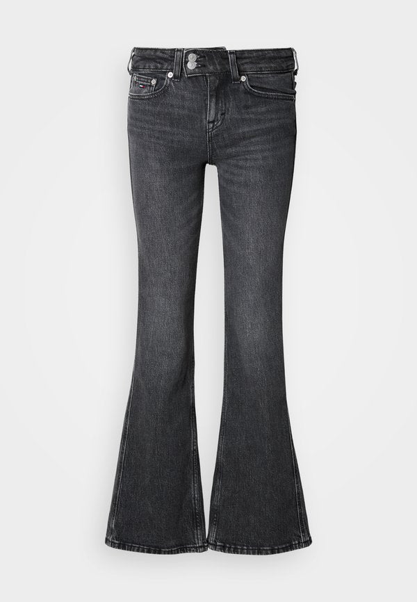 Tommy Jeans FADED LOW RISE BOOTCUT BLACK JEANS