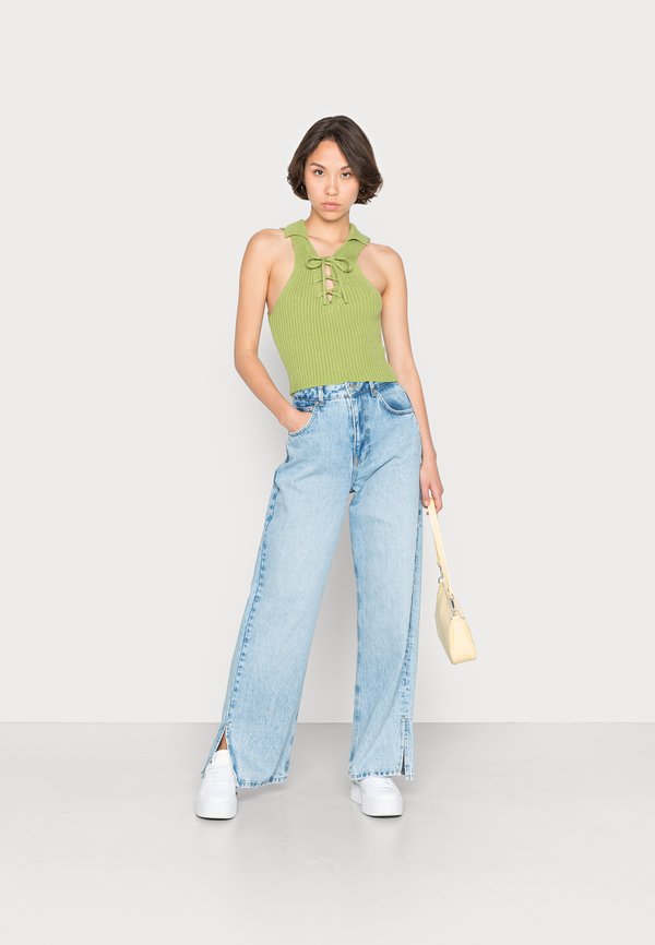 BDG Urban Outfitters LATTICE COLLAR TANK