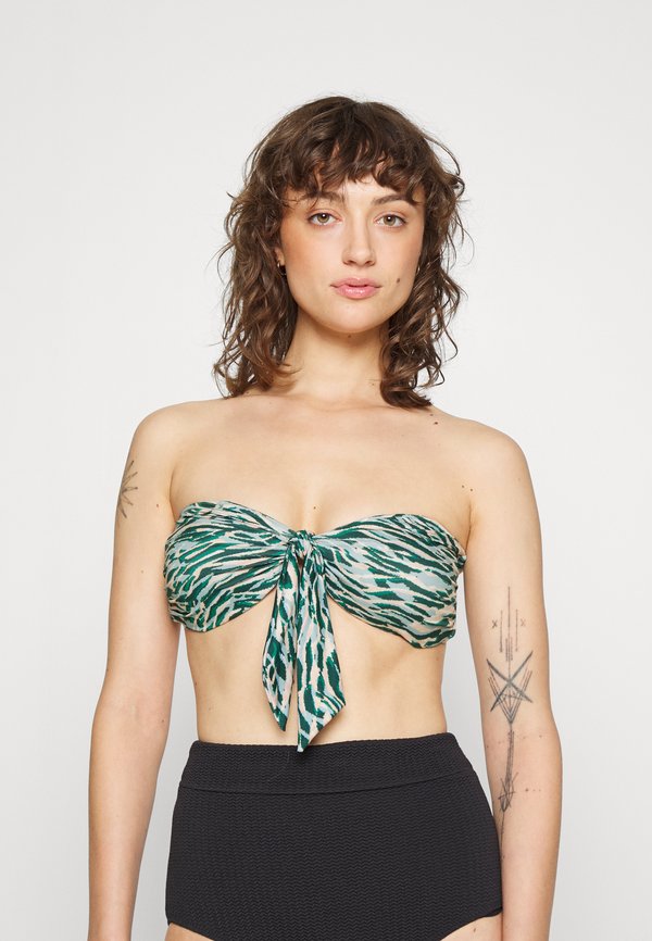 Seafolly WILD AT HEART TWIST TIE FRONT BANDEAU