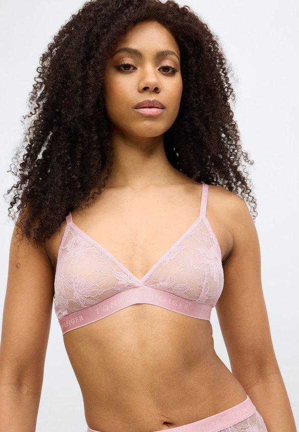 Tommy Hilfiger REPEAT LOGO FLORAL LACE TRIANGLE BRA