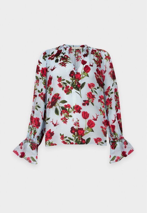 Alice + Olivia MORANNE TIE RUFFLE